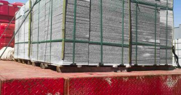 淄博 芝麻白火烧规格板地铺石300*600/600*600