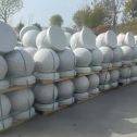 淄博 白麻花岗岩石材圆球，石球，挡车球，隔离球，景观石球，风水球等