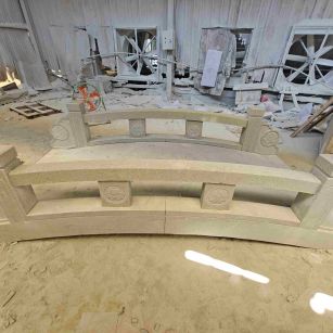 淄博 芝麻灰花岗岩异形加工-拱桥，石桥