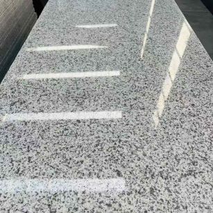 淄博 白麻花岗岩光面毛板