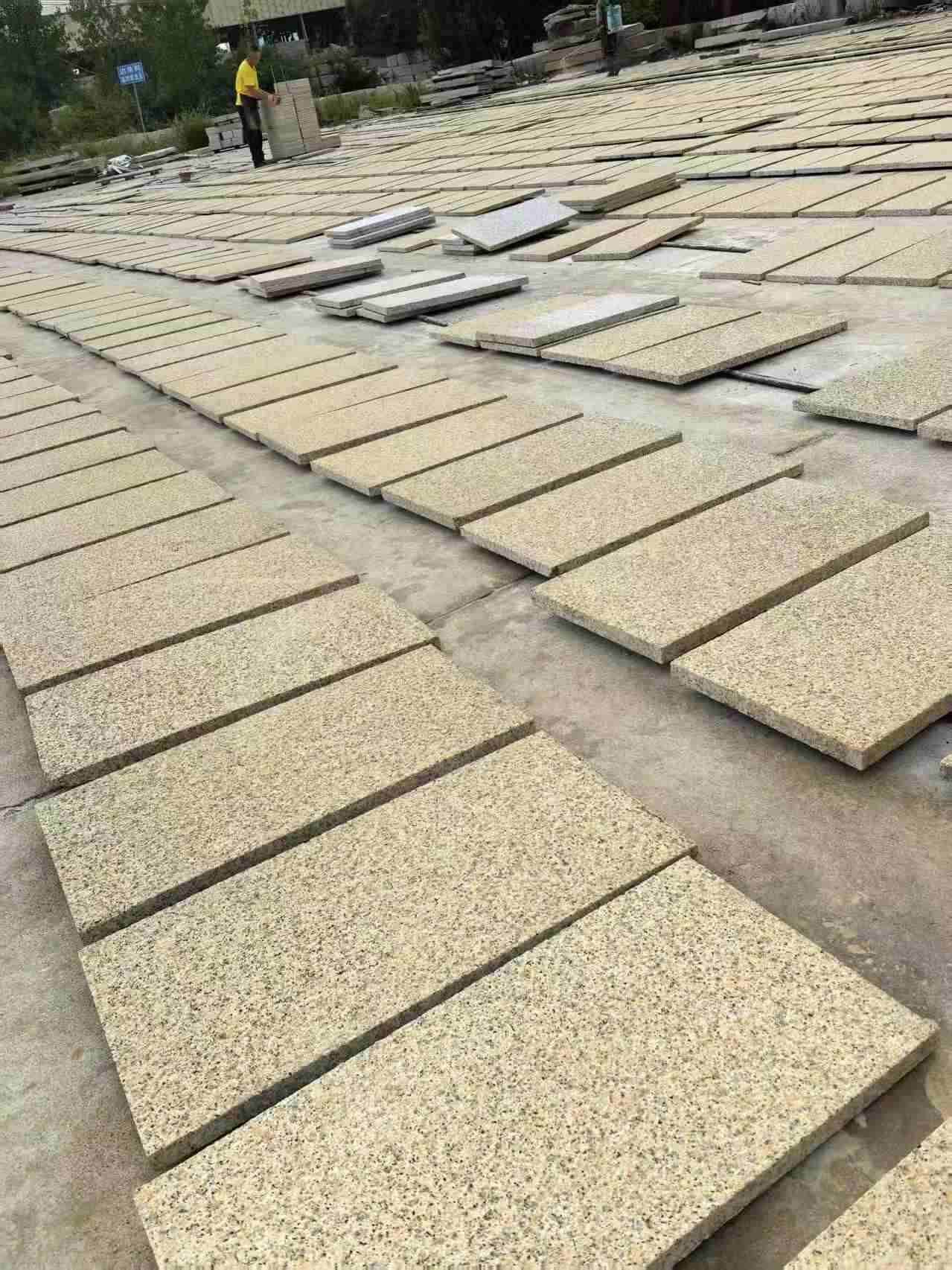 淄博 黄金麻荔枝地铺石面排板