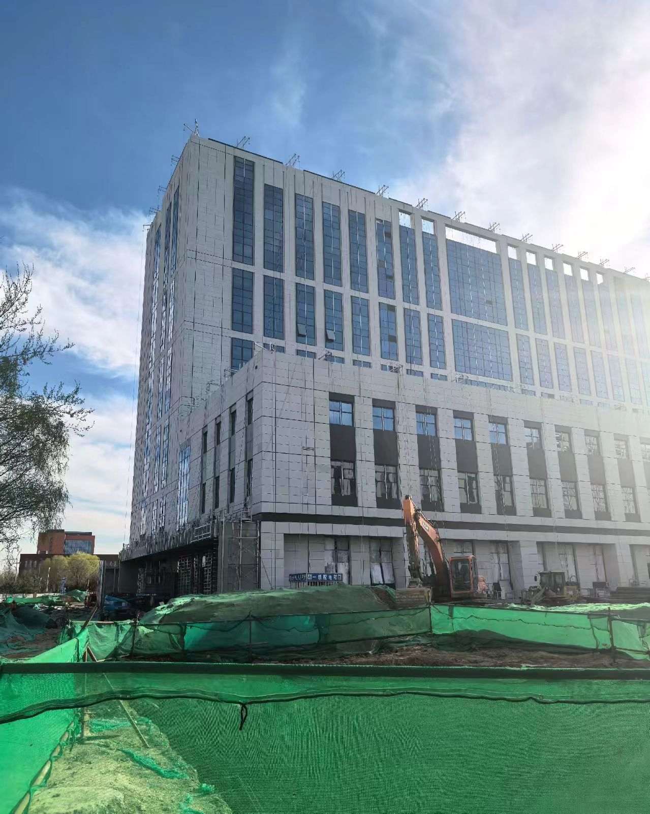 淄博 白麻花岗岩石材外墙干挂